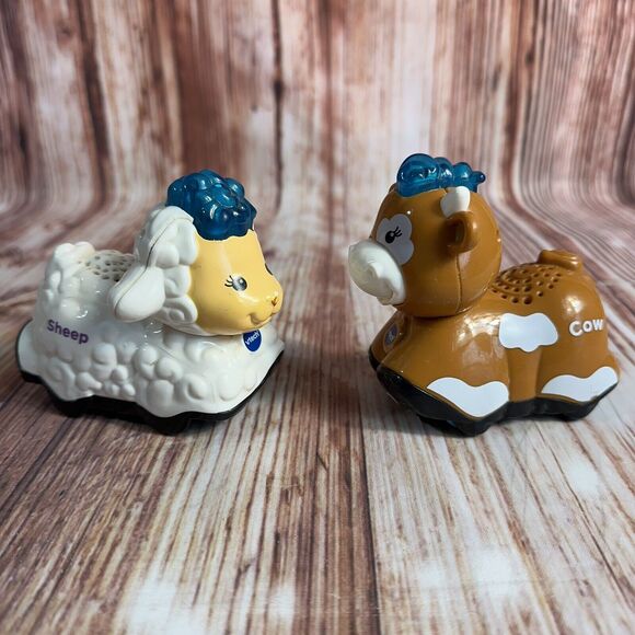 VTech Go Go Smart Animal Cow Sheep Giraffe Alligator Rooster Monkey Lion Tiger - Picture 5 of 9